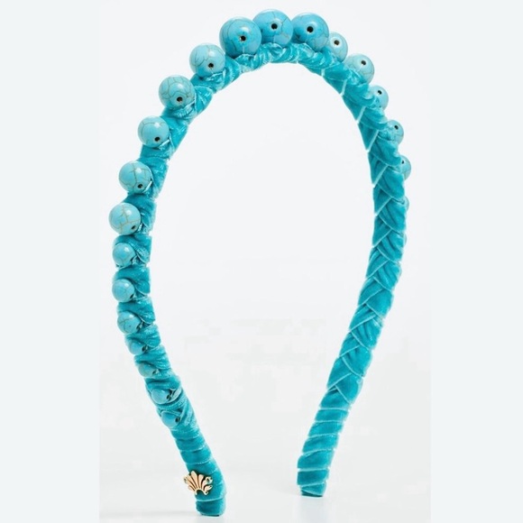 LELE SADOUGHI Graduated Stone Bead Headband - Pacific Sky - Picture 5 of 12